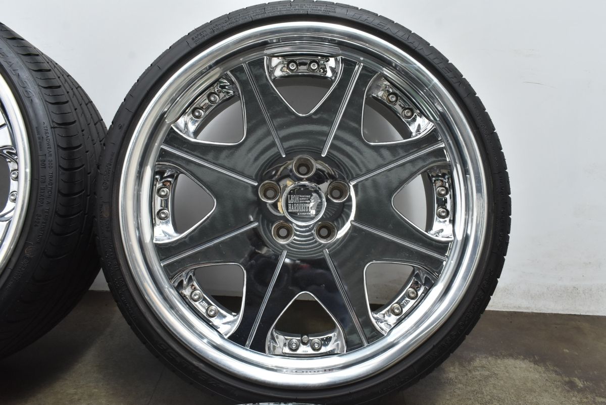 カラー 3ピース レオンハルト ヴァッフェ WAFFE 20in 8.5J 39 9.5J 38 PCD114.3 グリンランダー 225 35R20 245 30R20 レクサス GS クラウン 人気ブランドも送料無料！