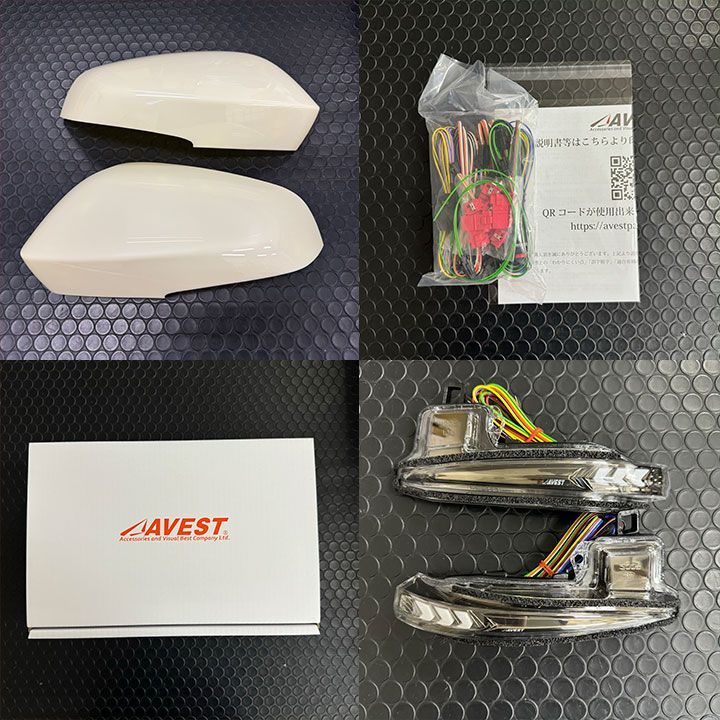 【NP 未塗装】ノア ヴォクシー 90系用 Vertical Arrow Type-α 白箱 　/　アウトレット 一部保証有 AVEST(アベスト)