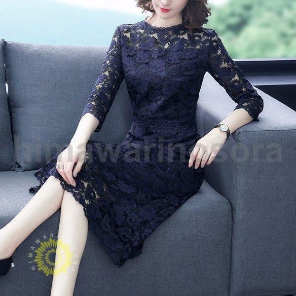 パーティードレス結婚式同窓会服装ワンピース30代40代50代フォーマルドレス披露宴お呼ばれフォーマル親族大きいサイズ女性上品