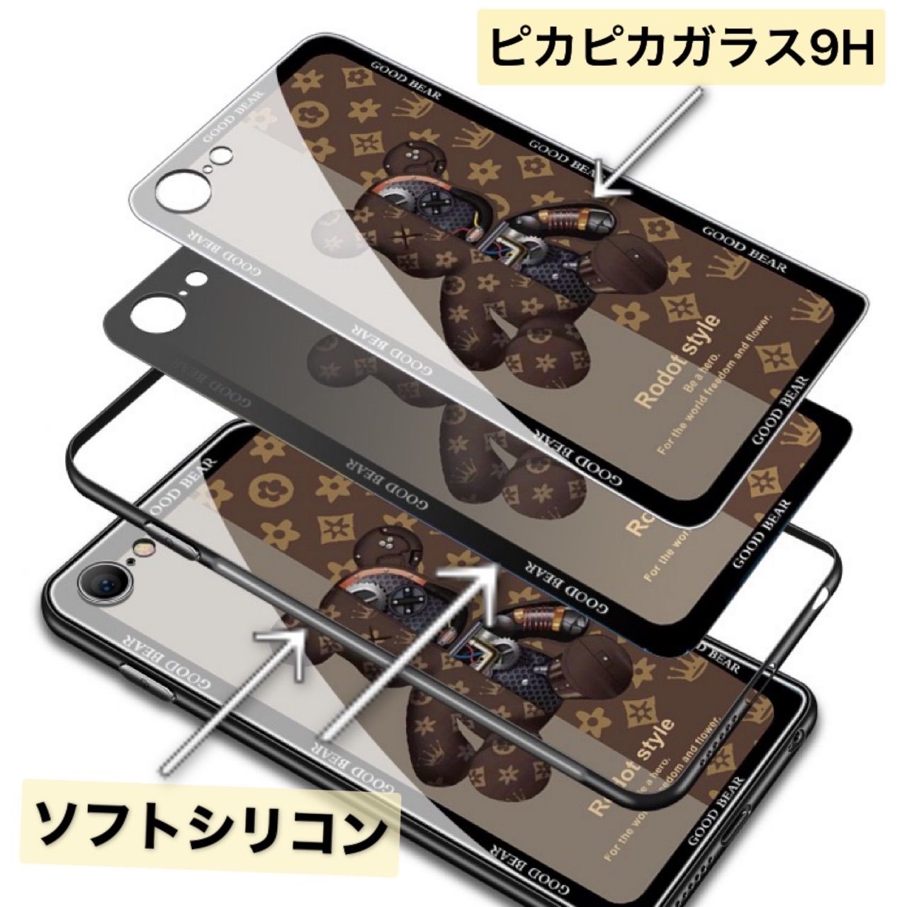 大人気OPPOA54専用ケース、ブラウン、ピンク、レッド