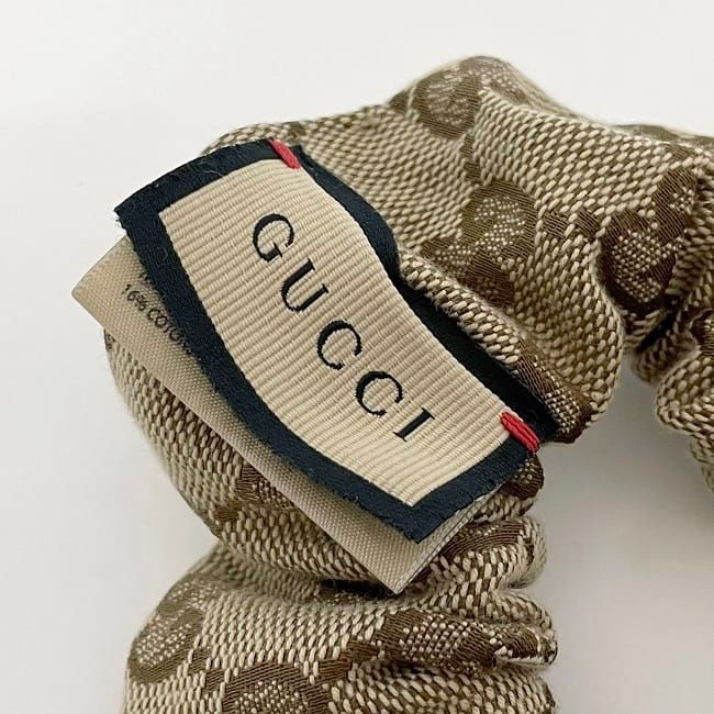 グッチ シュシュ ベージュ GGキャンバス 790225 3GANH 9764 グッチ シュシュ ベージュ GGキャンバス 790225 3GANH 9764