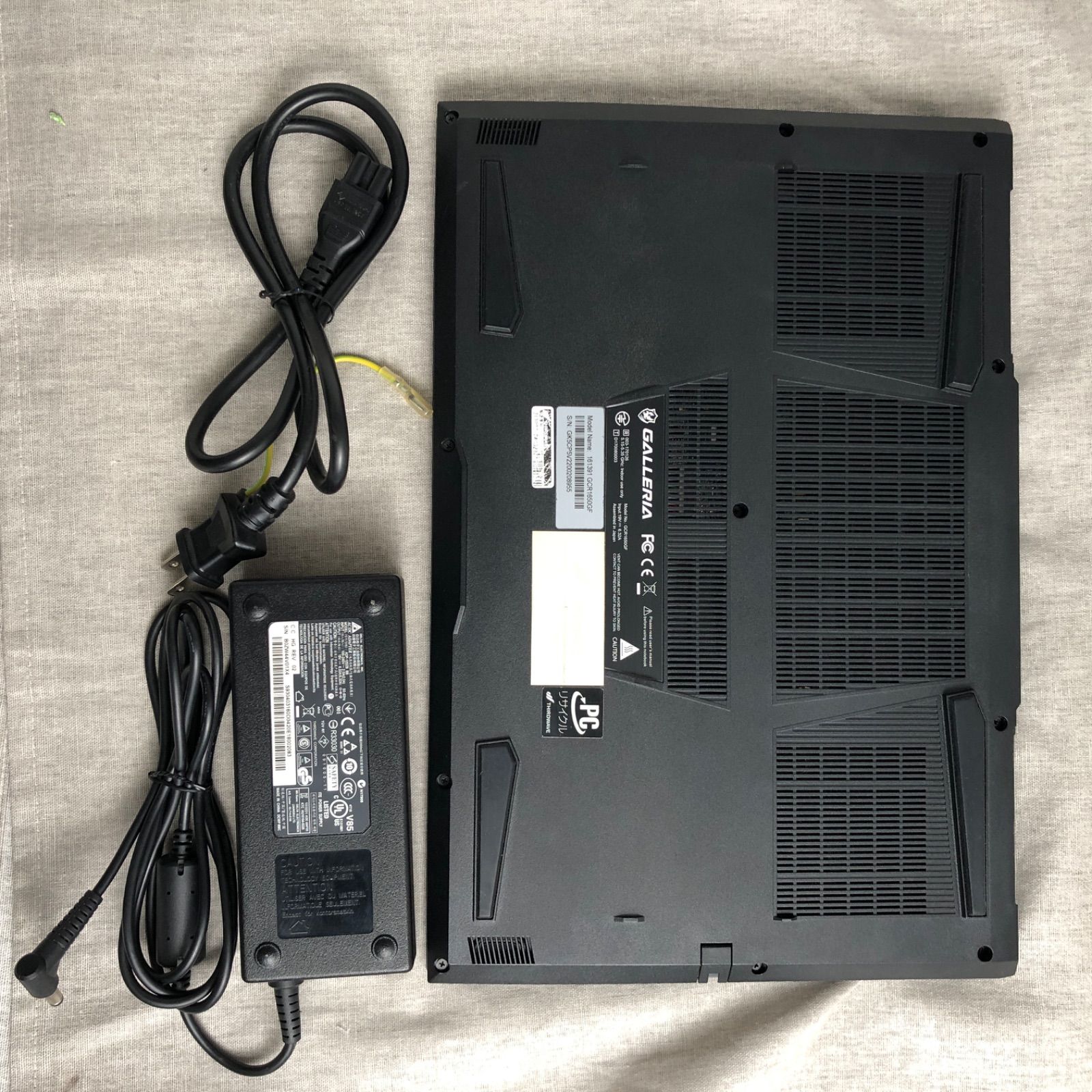 ◇ジャンク品◇ゲーミングPC ノートPC ガレリア GALLERIA GCR1650GF