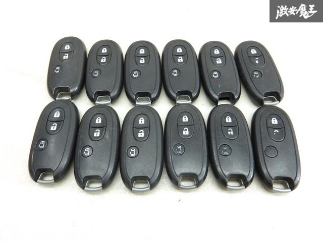 【保証付!!】 純正 スズキ キーレス リモコンキー ３ボタン 1２個セット 実働車外し 在庫有 カギ 鍵 キー 即納 棚1-4-5-Ｄ
