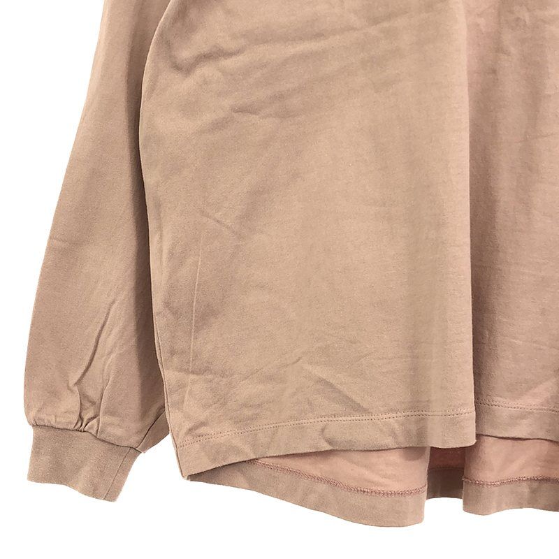 POLYPLOID / ポリプロイド | OVERSIZE LONGSLEEVE C オーバーサイズ ロングスリーブ カットソー ユニセックス | 1 | ピンク | レディース POLYPLOID (ポリプロイド) OVERSIZE LONGSLEEVE C / オーバー