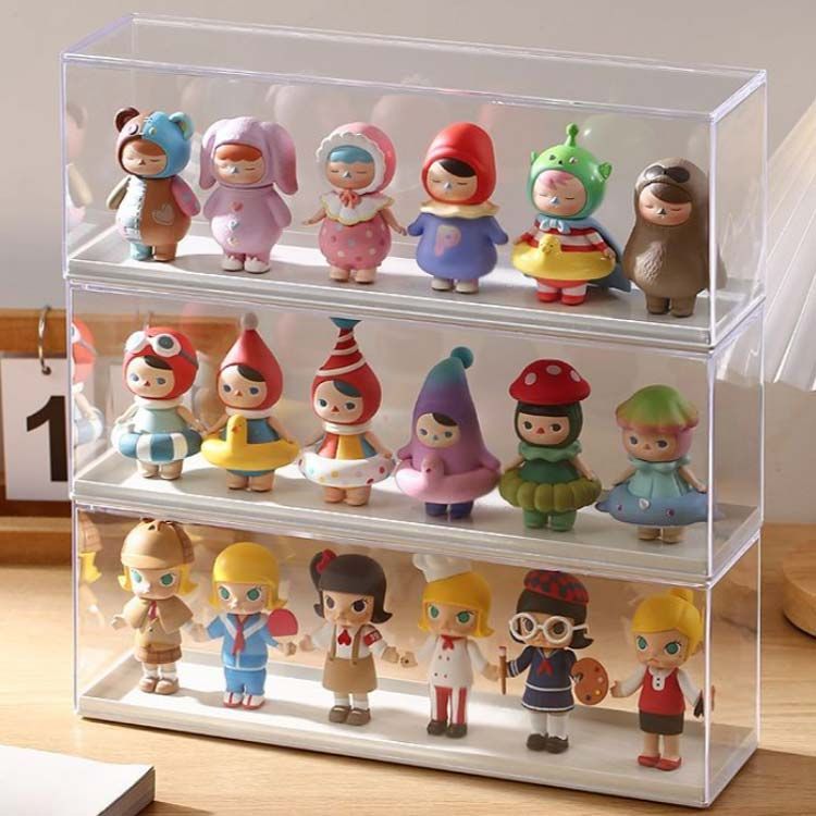3個セット コレクションケース アクリル 卓上 ディスプレイ
