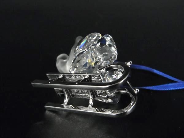 □新品□未使用□ SWAROVSKI スワロフスキー クリスタルガラス ベア