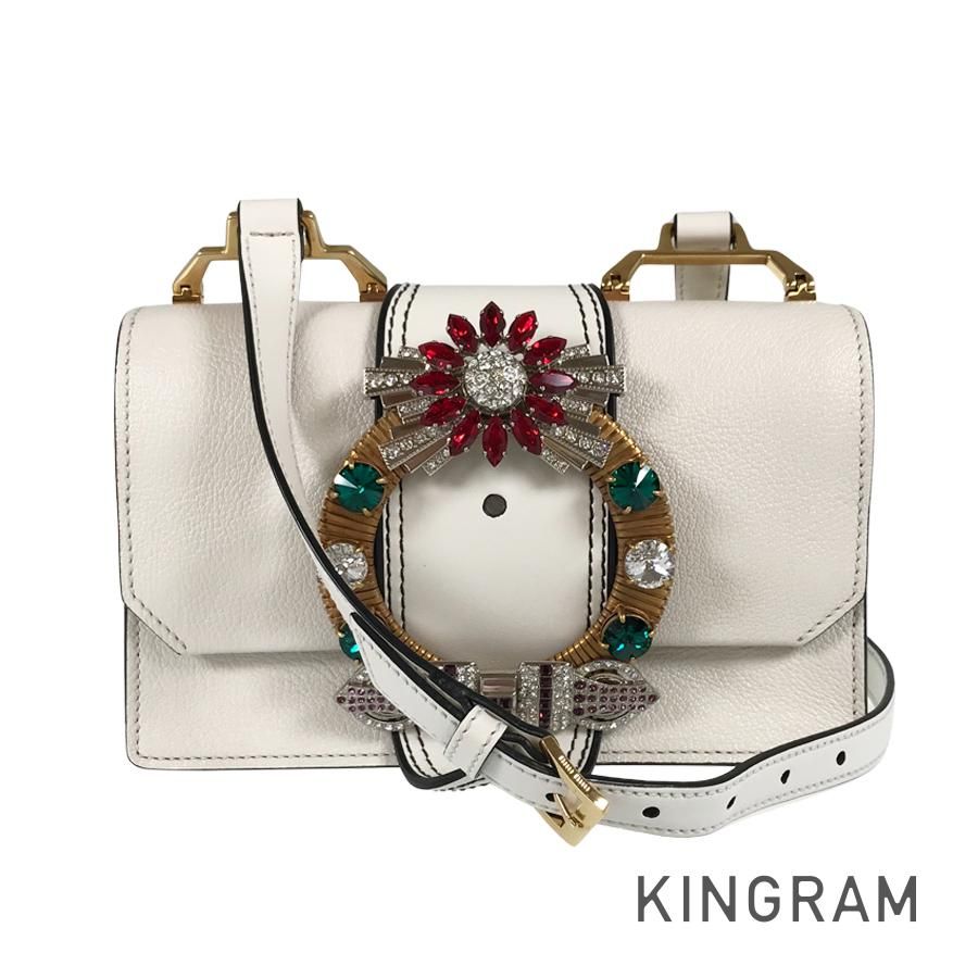 ミュウミュウ MIUMIU マドラス レザー ショルダーバッグ sh