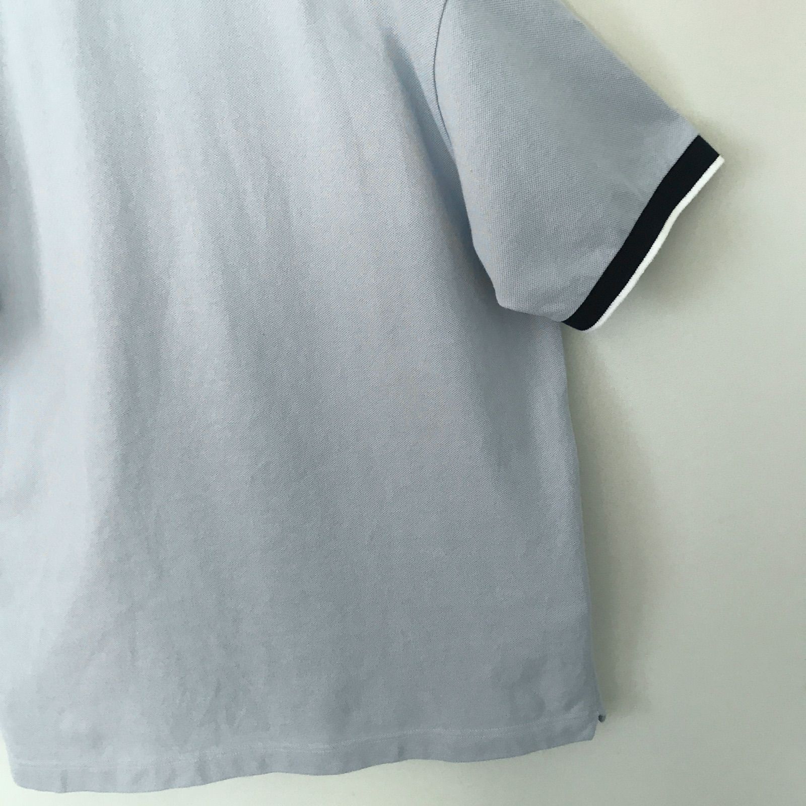 ラコステ LACOSTE☆SHIPS別注☆鹿の子ヘンリーネックTシャツ☆復刻青 
