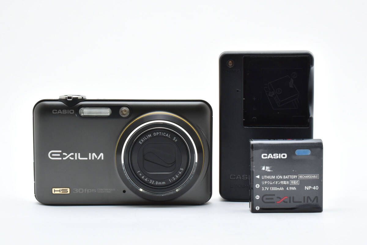 カシオ CASIO EX-FC100 ブラック コンパクトデジタルカメラ L55 6655