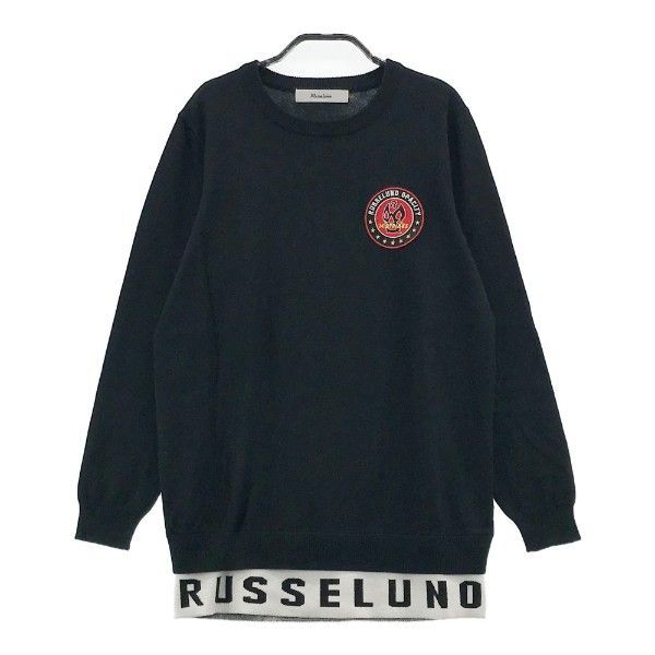 新品 RUSSELUNO ラッセルノ 長袖 セーター ニット 定価30800円 サイズ：7 RUSSELUNO ラッセルノ 長袖 ニットセーター フロント