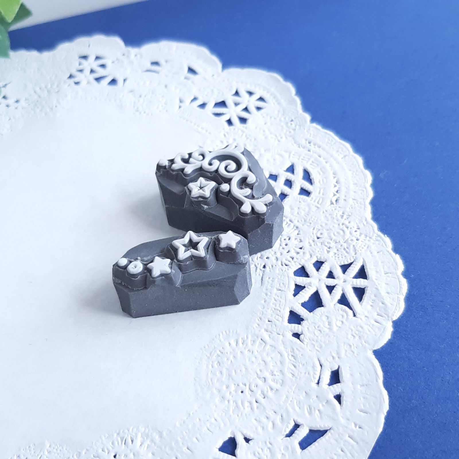 星空の消しゴムはんこセット 星 夜空 夜 飾り コーナー クリスマス