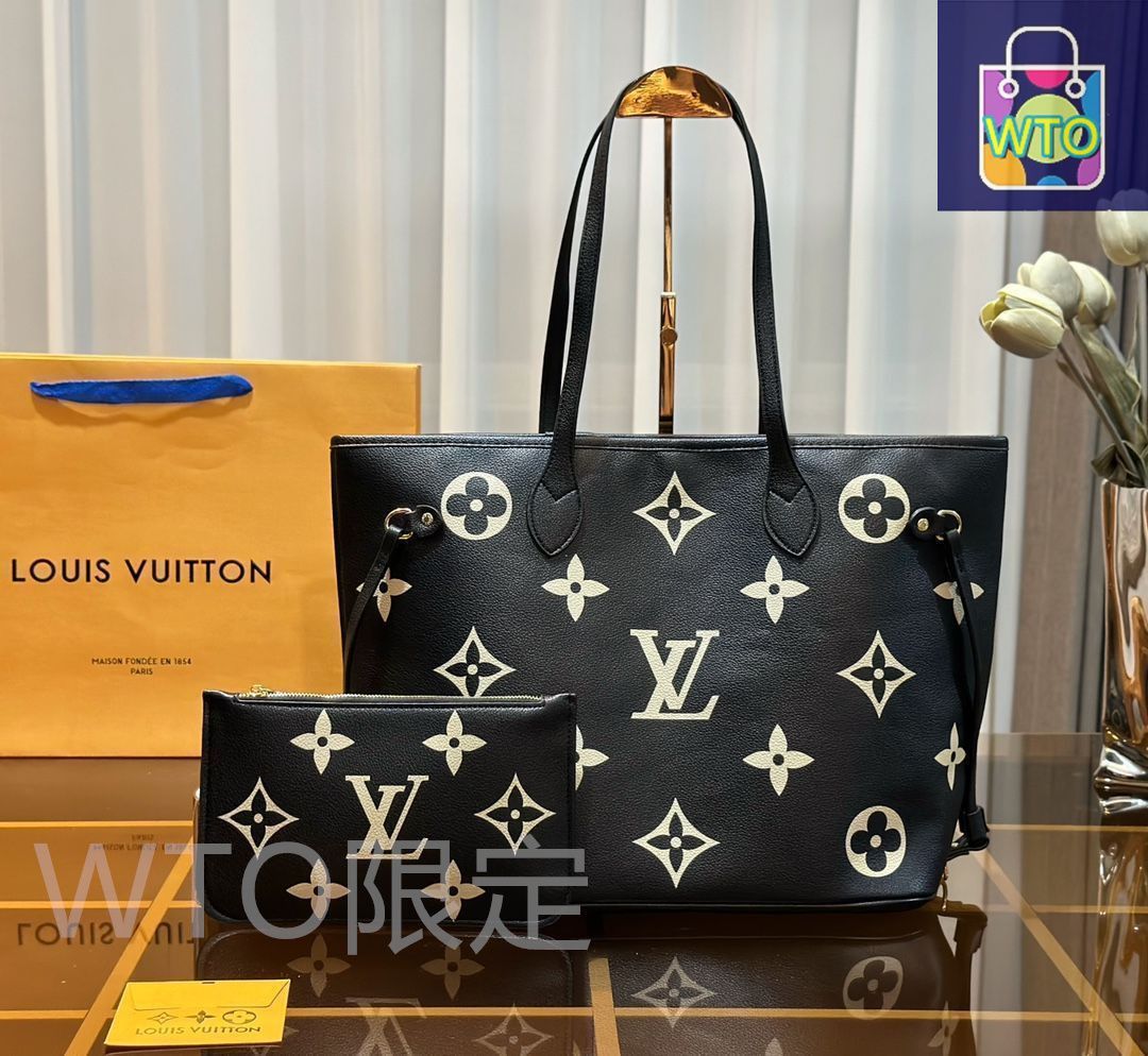 施*英様 Louis Vuitton トートバッグとポーチ セット ハンドバッグ ルイ・ヴィトン(LOUIS VUITTON) トート バッグ ルイ
