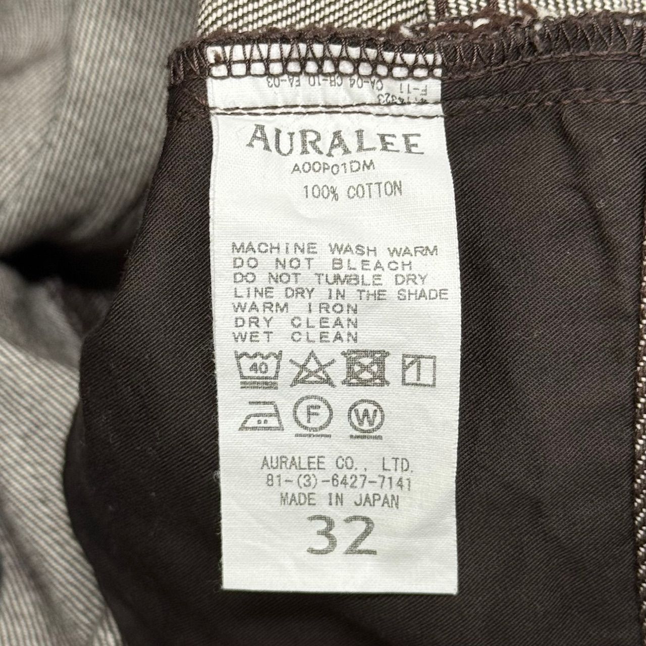 美品 AURALEE 21AW HARD TWIST DENIM 5P PANTS ハードツイストデニム 5 