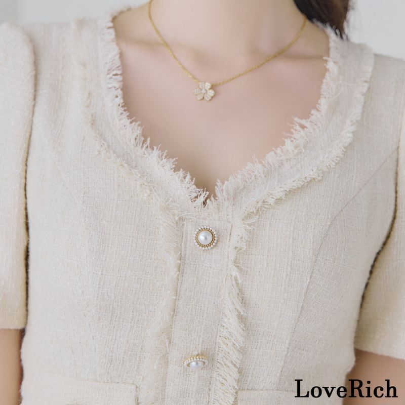 LoveRich ラブリッチ 【SMLサイズ/4カラー】ツイード