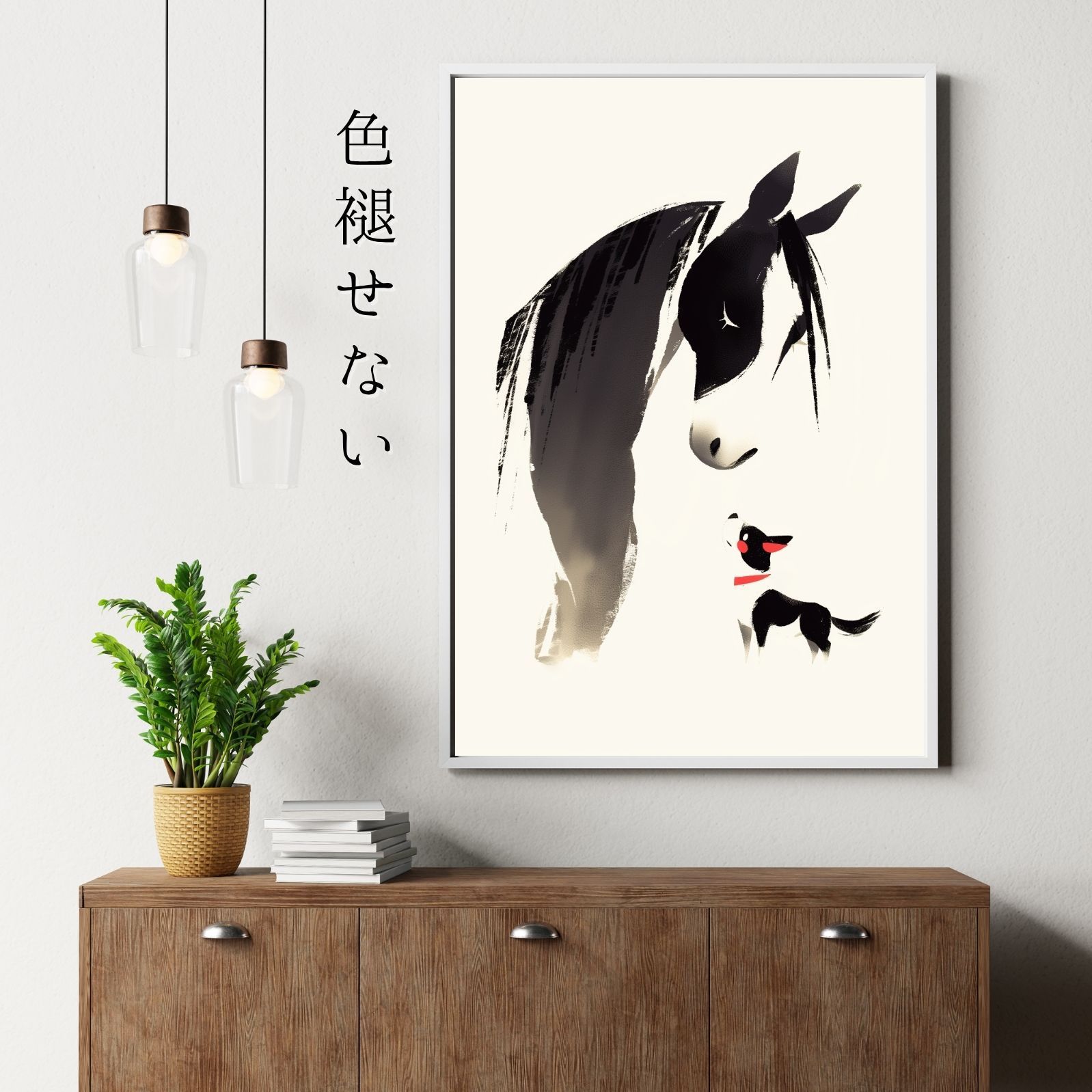 福寿（2026年） - チワワ犬 No.2】ジークレー版画＊名入れOK！ 午年