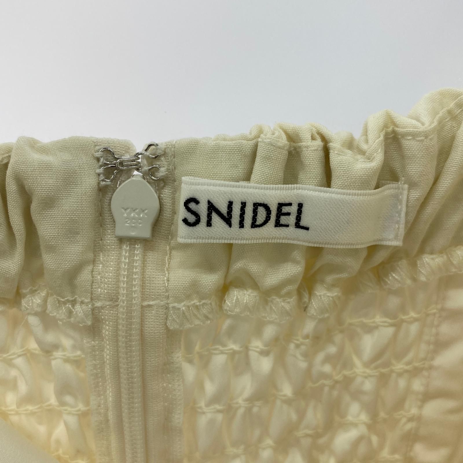美品 snidel スナイデル タグ付き パフスリーブワンピース size1