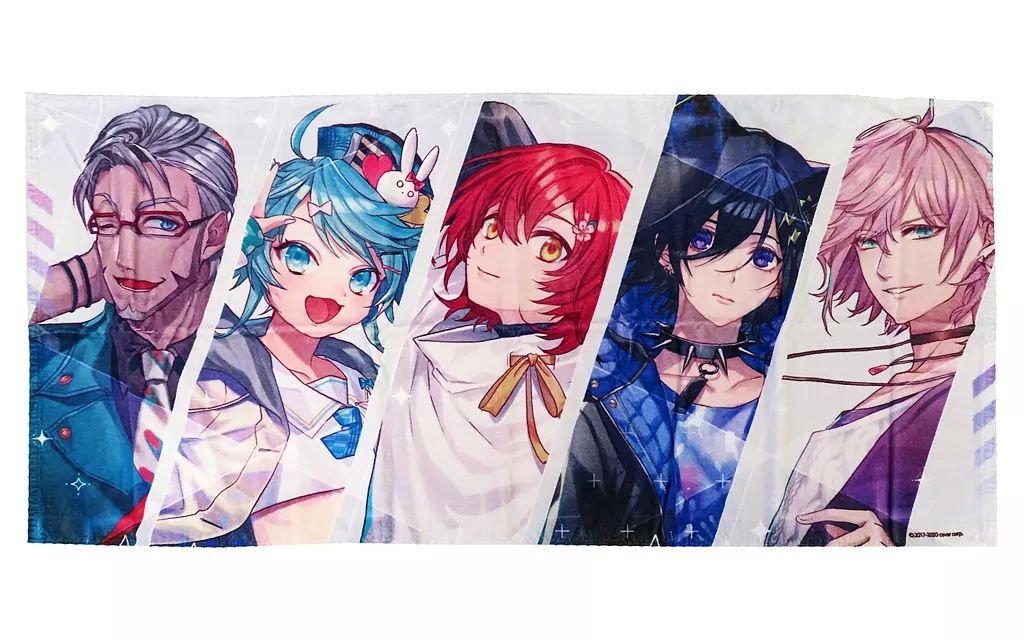  【中古】タオル・手ぬぐい 集合 m/g先生描き下ろし 1期生BIGバスタオル 「バーチャルYouTuber ホロスターズ」 タオル・ハンカチ