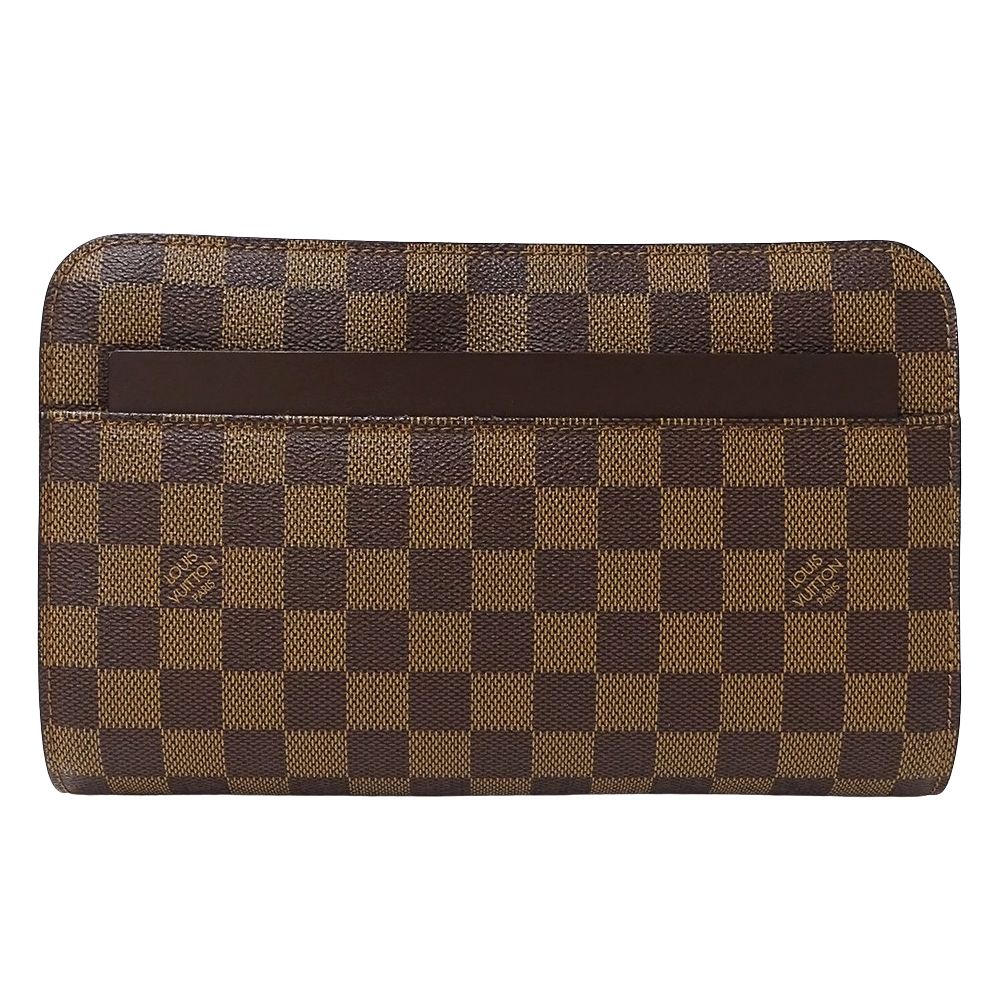 ルイ ヴィトン LOUIS VUITTON バッグ ダミエ メンズ ブランド クラッチバッグ セカンドバッグ サンルイ N51993 ブラウン ミニバッグ 小さめ おしゃれ