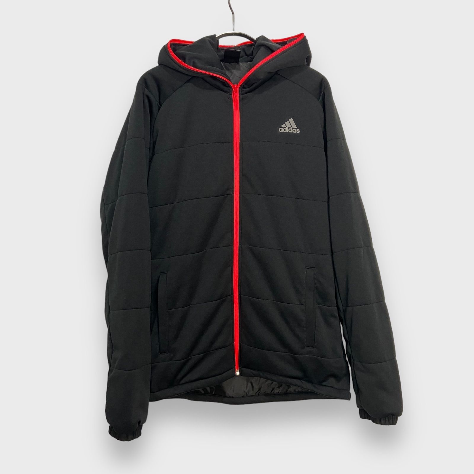 ☆adidas☆アディダス☆中綿フード付きブルゾン☆アクティブジャケット 