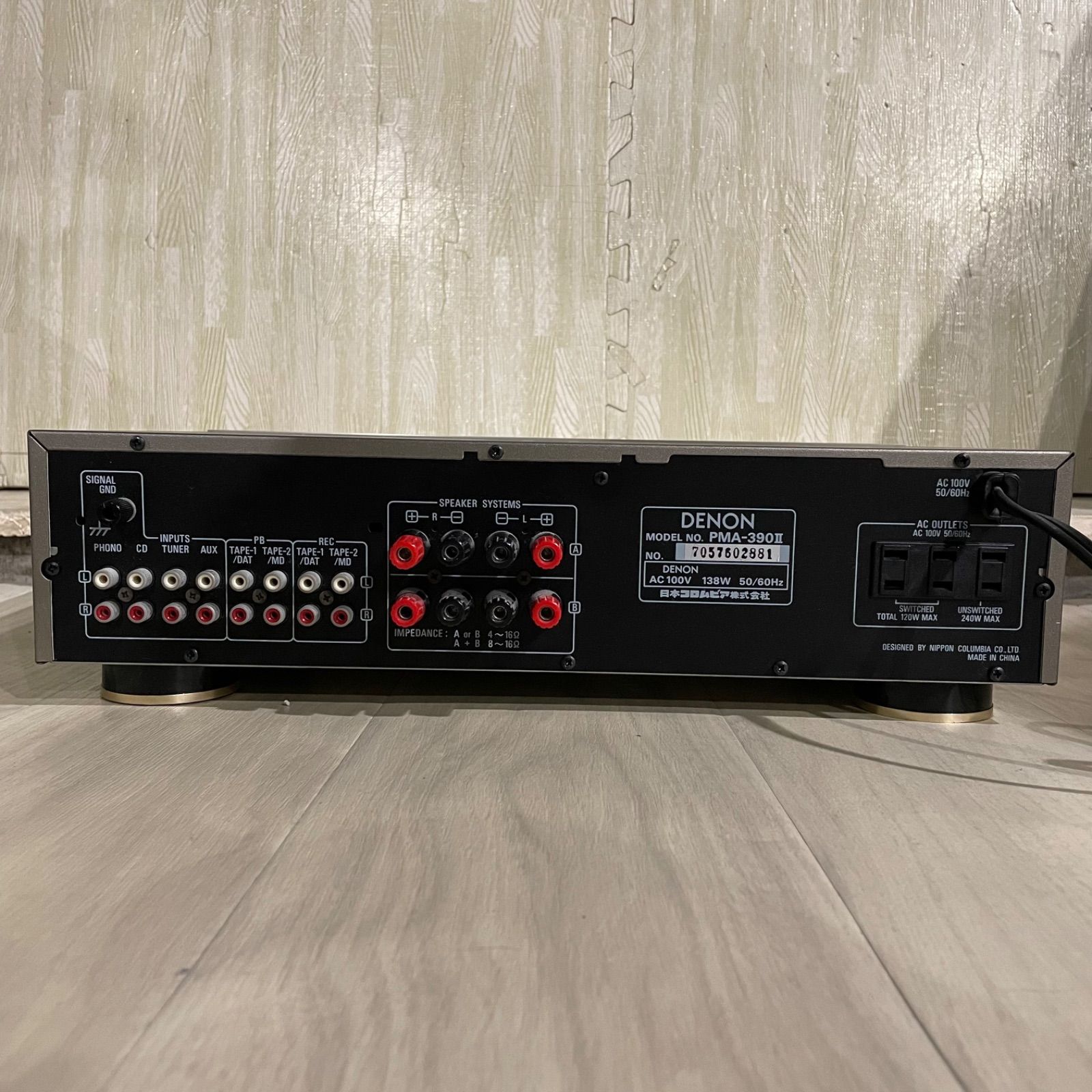 激レア‼️】DENON デノン PMA-390II プリメインアンプ - メルカリ