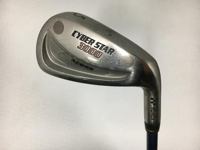 【中古ゴルフクラブ】(9本セット)ヨネックス サイバースター 3000 AERON アイアン アルティマムチタン 300 4～9.P.A.S