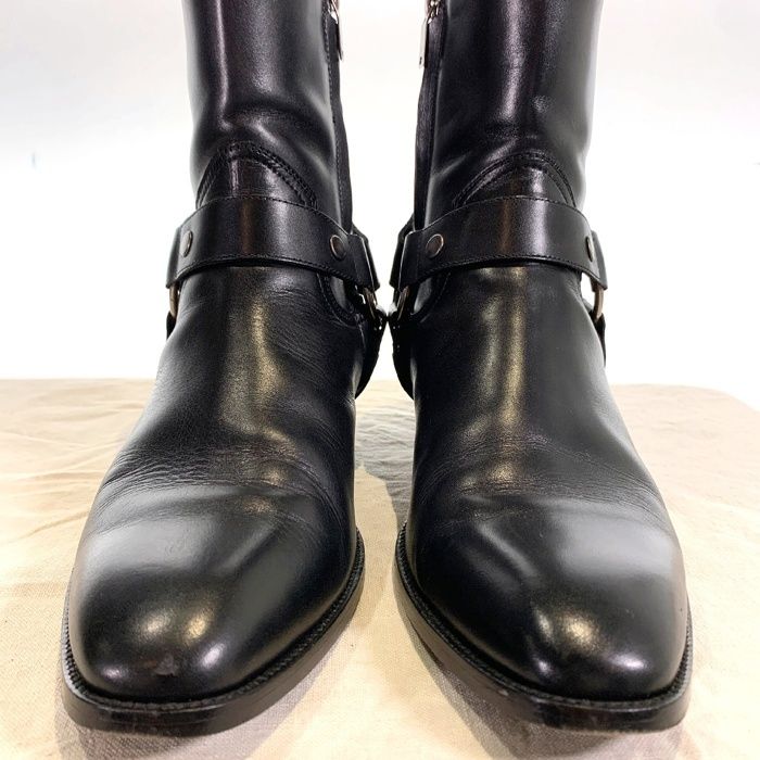 SAINT LAURENT PARIS サンローランパリ Wyatt Harness Ring Boot