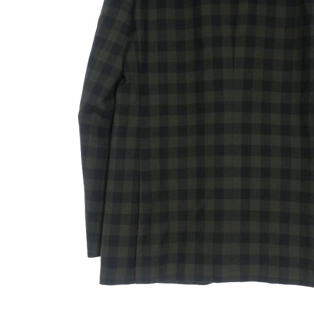 ダイリク DAIRIKU 22AW D School Check Tailored Jacket ワッペン付き