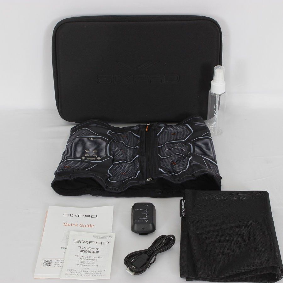 【美品】MTG SIXPAD Powersuit Core Belt SE-BS-00A-S SIXPAD CLUB対応 Sサイズ シックスパッド パワースーツ コアベルト 本体