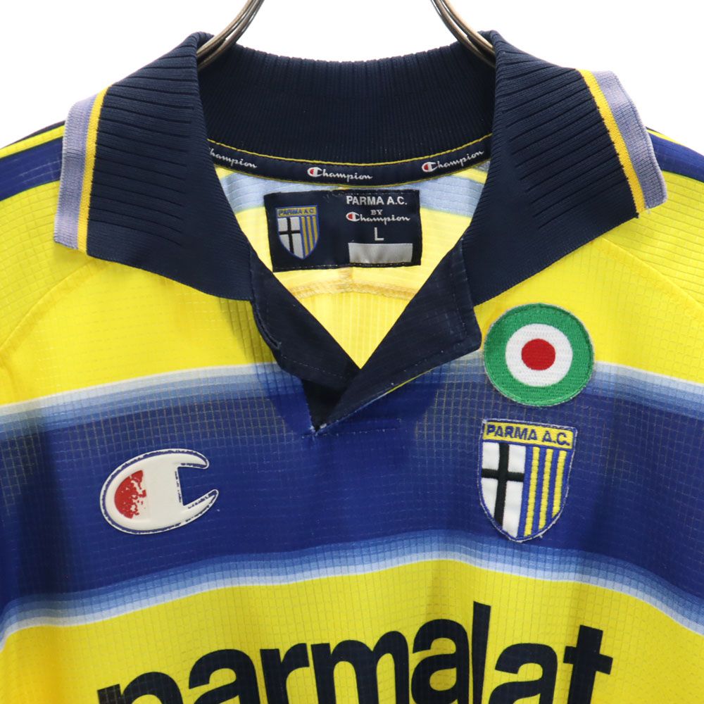 チャンピオン イタリア製 PARMA A.C サッカー 半袖 ユニフォーム L