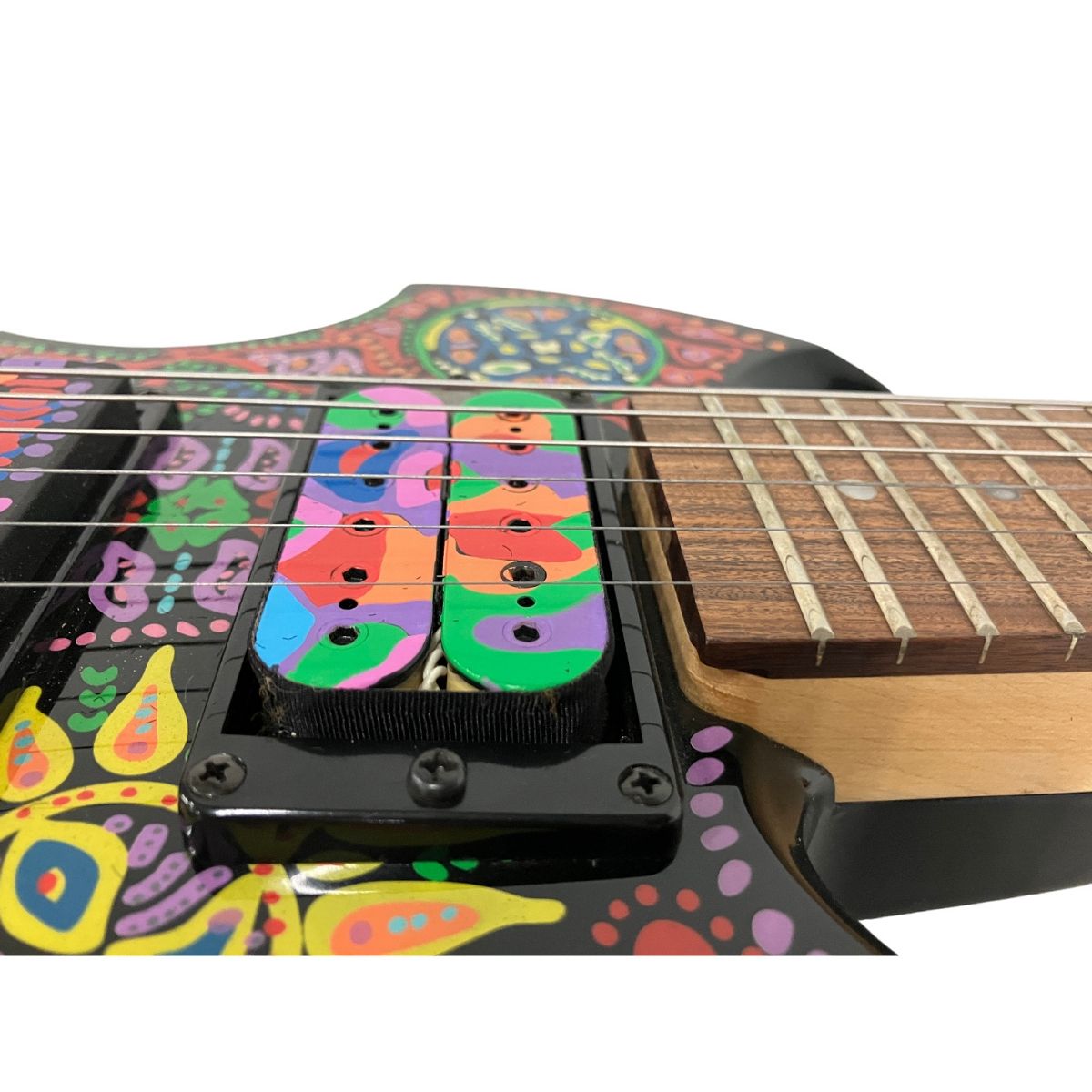 HIDE サイケ仕様 モッキンバード エレキ ギター 弦楽器 中古