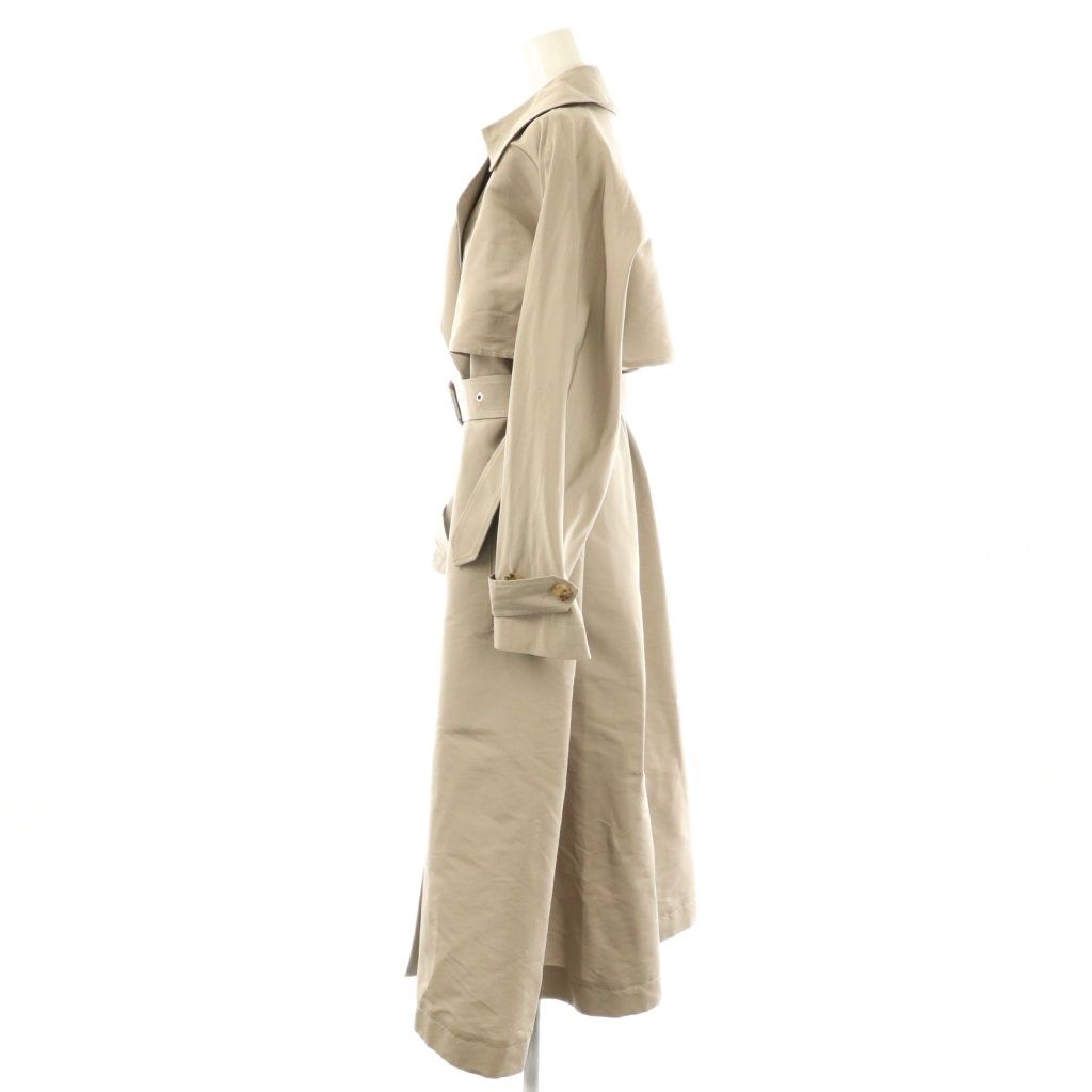 美品【ALEXANDER McQUEEN】 トレンチコート アレキサンダーマックイーン コットン×ポリエステル トレンチ