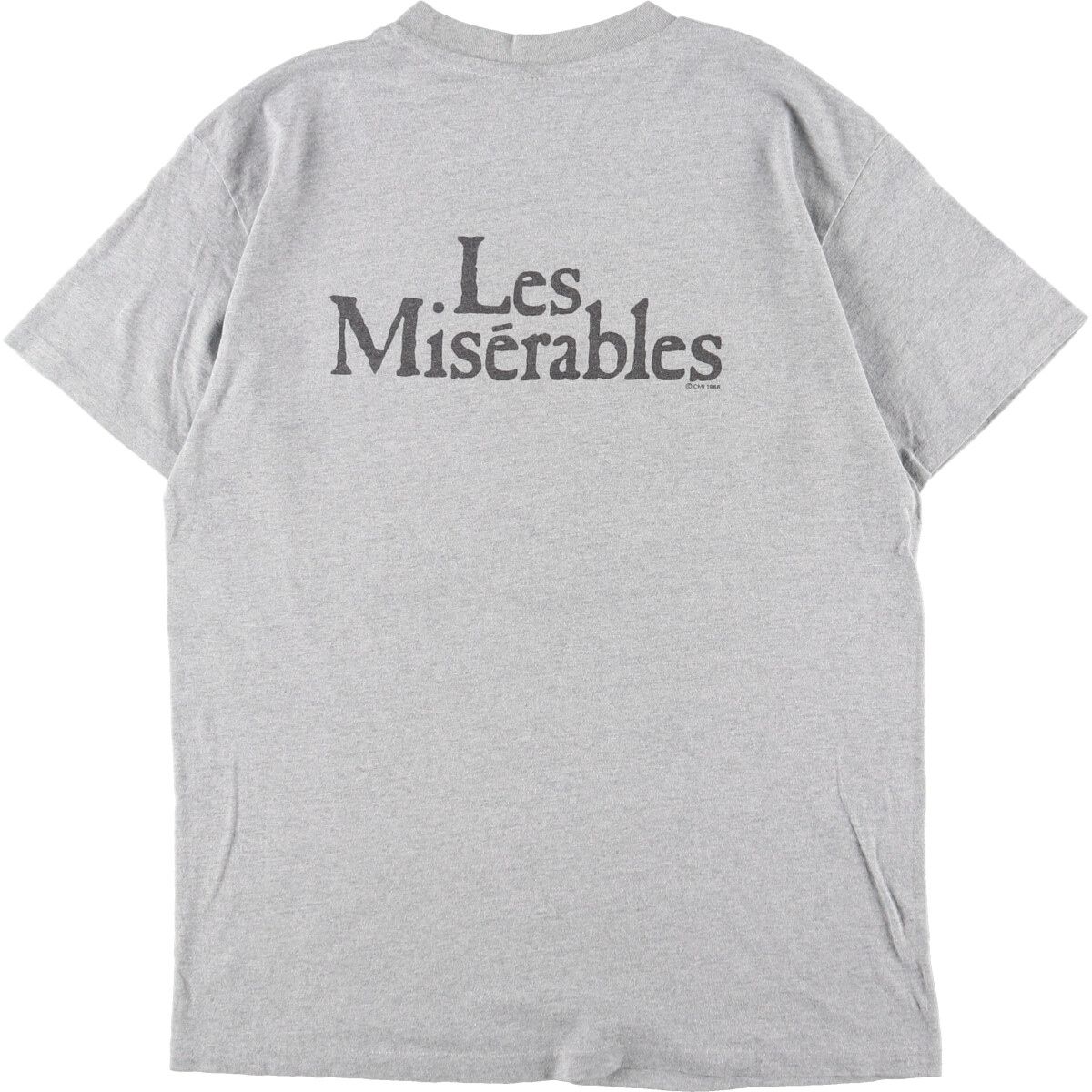 古着 ヘインズ Hanes LES MISERABLES レミゼラブル プリントTシャツ