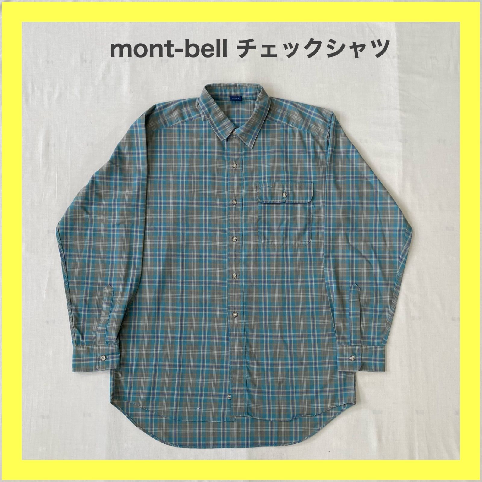 montbell モンベル ロングシャツ 長袖シャツ チェックシャツ