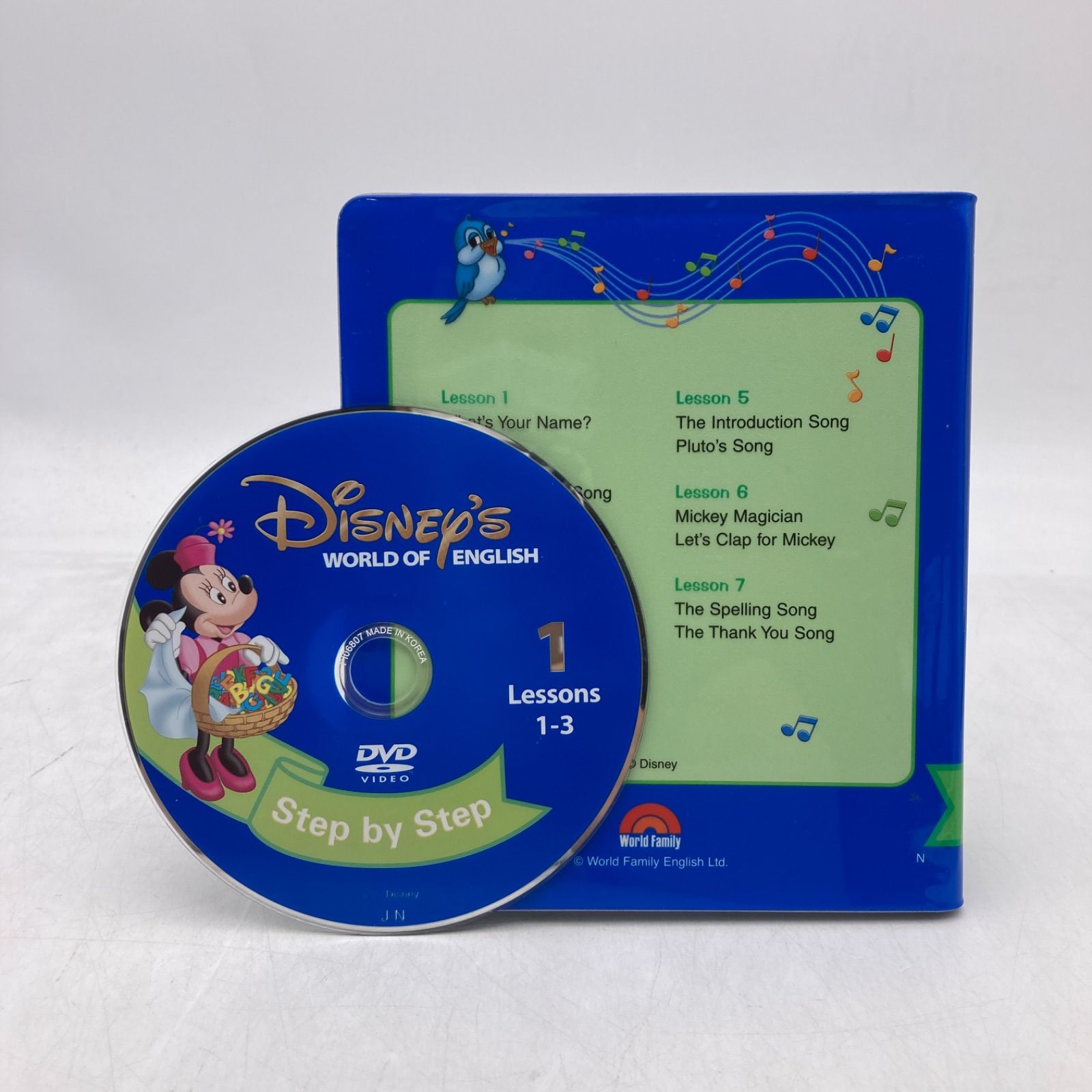 DWE ディズニー英語システム Step by Step DVD、CD