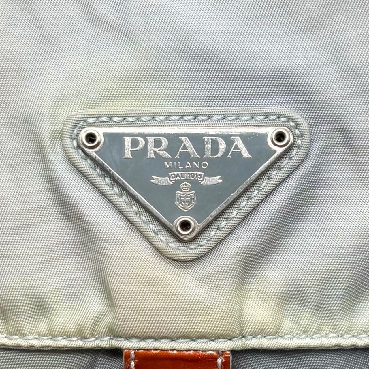 希少品】 PRADA プラダ リュック バックパック ナイロン 三角プレート