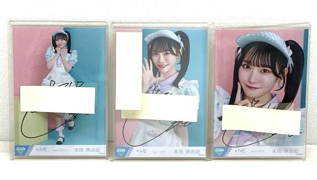 ≠MEノイミー 本田珠由記 イコノイジョイ2025 ダイナー衣装 直筆サイン入り生写真 コンプセット F5543-007 143