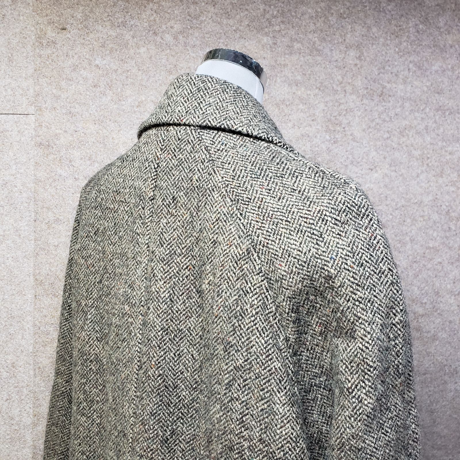 ヘリンボーンロングコート