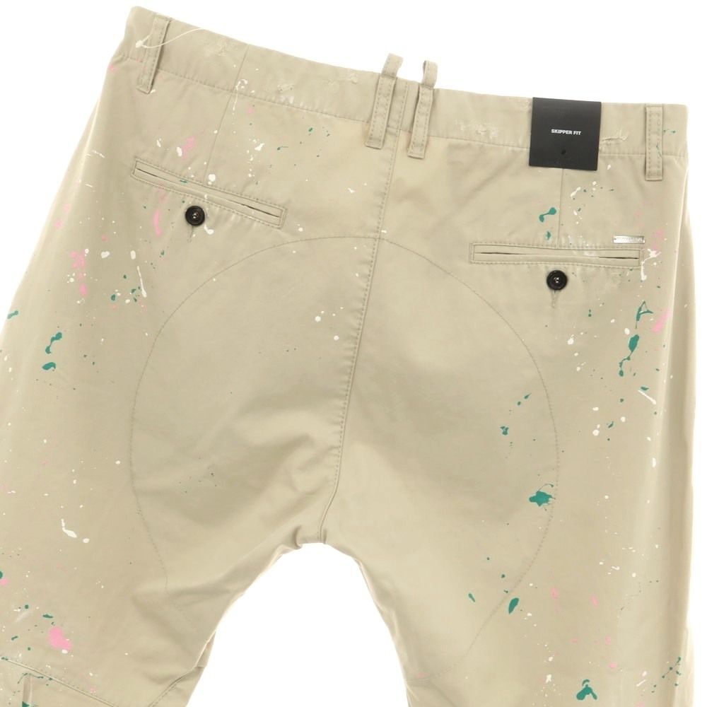 新品】ディースクエアード DSQUARED2 ペイント加工 コットン