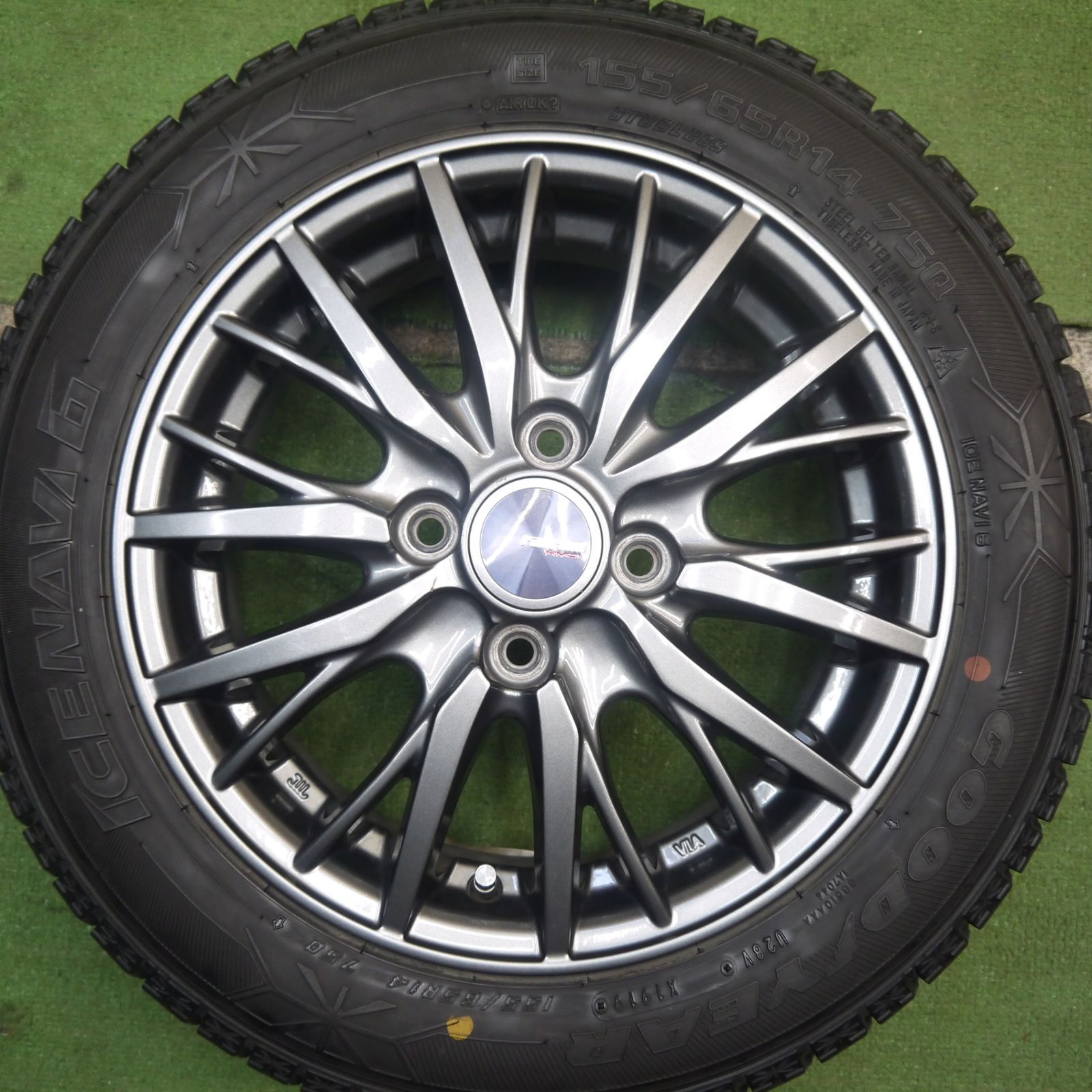 バリ溝バリ山2022年製グッドイヤー スタッドレスタイヤ4本155/80R14 2025年最新】Yahoo!オークション -タイヤ溝バリ山の中古品・新品