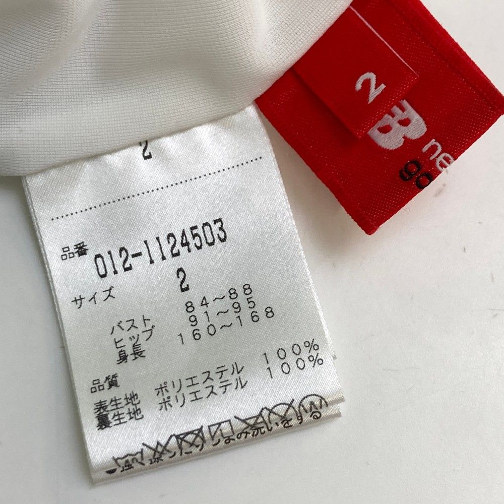 サイズ：2 NEW BALANCE GOLF ニューバランス  モックネック 半袖ワンピース  ブラック系 [240101438955] ゴルフウェア レディース ストスト NEW BALANCE GOLF ニューバランス 2024年 モックネック 半袖