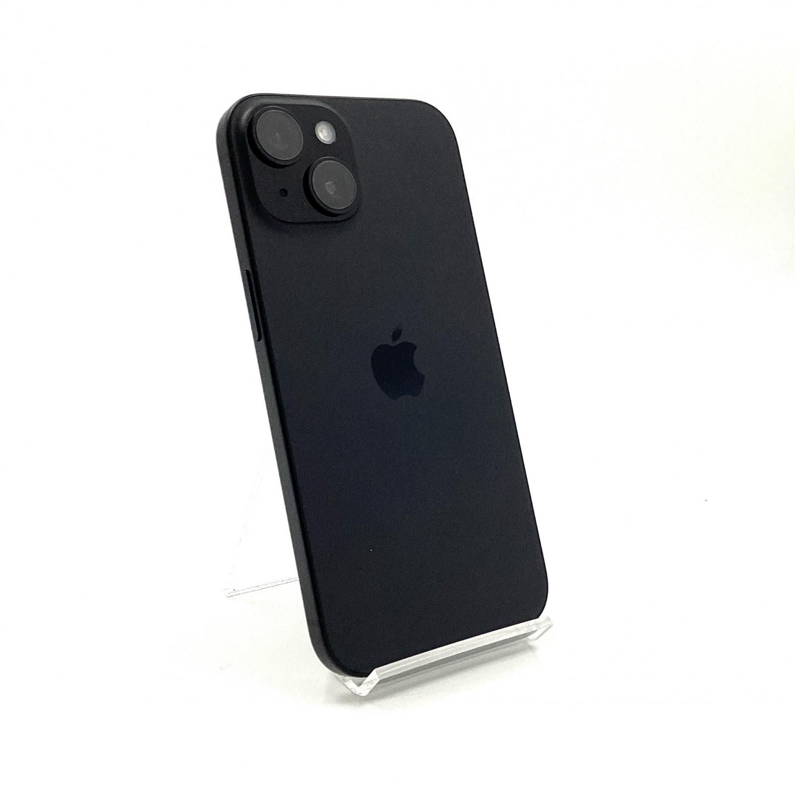 【全額返金保証】【最速発送】Apple iPhone 15 128GB ブラック au 超美品 動作確認済 100%