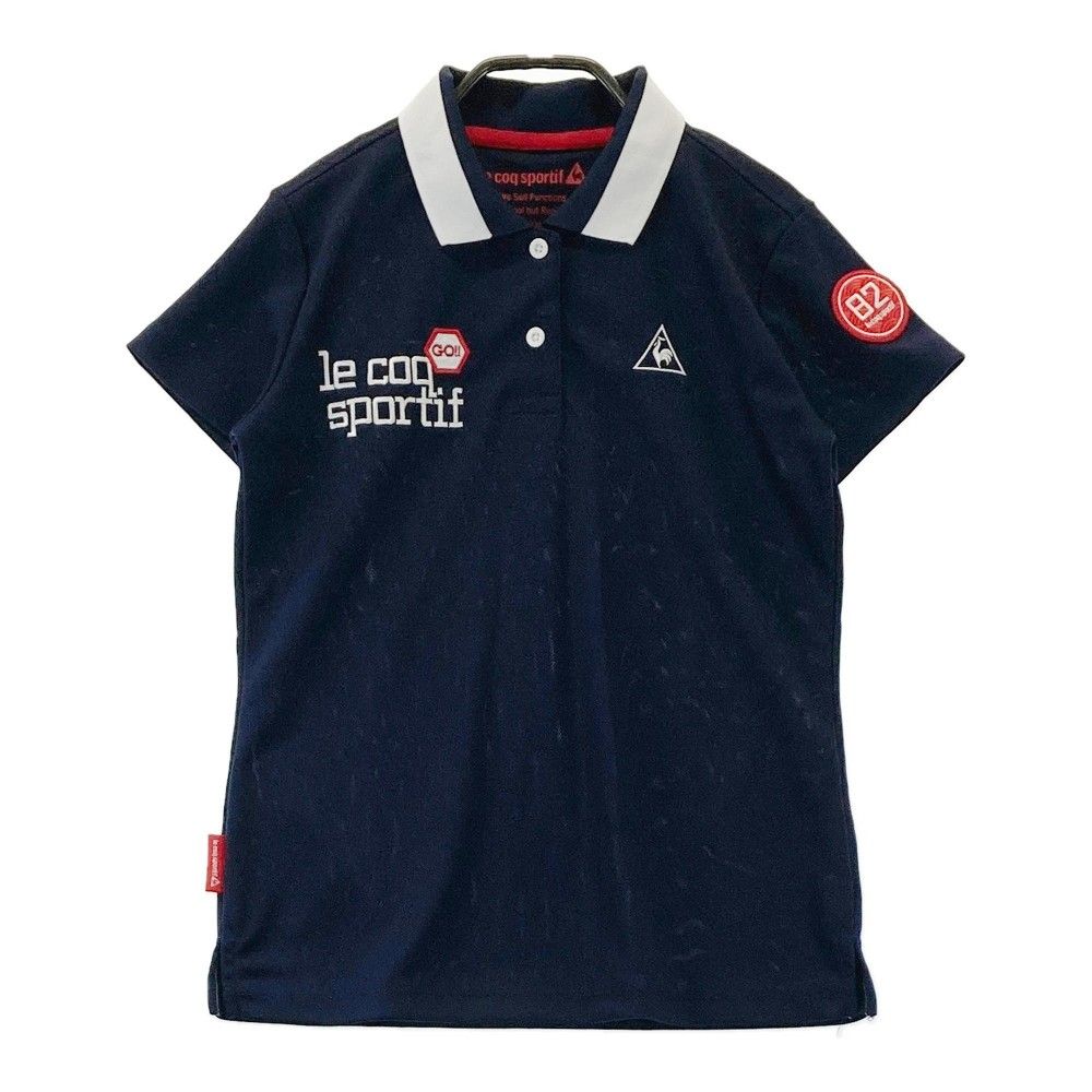 BRIEFING ネイビー 半袖ワンピース XS ゴルフ　ゴルフウェア サイズ：S LE COQ GOLF ルコックゴルフ 半袖ポロシャツ ネイビー