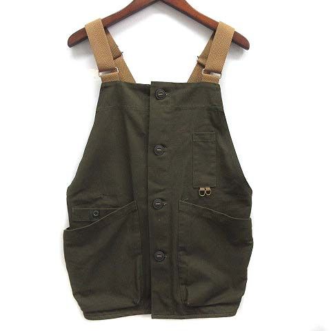 ビブ BIB ワーク エプロン ベスト ダック地 LOTTAN カーキ ビブ BIB ワーク エプロン ベスト ダック地 LOTTAN カーキ 緑 - メルカリ