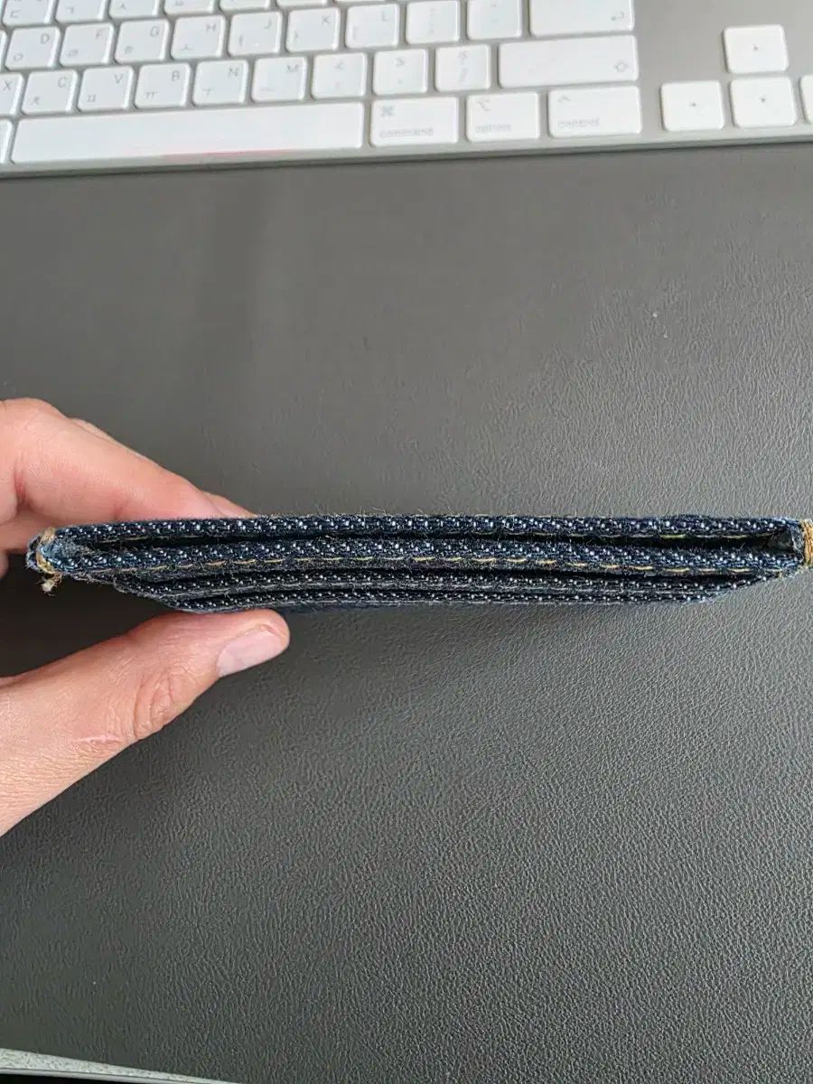 デニムインディゴカードホルダー 80000