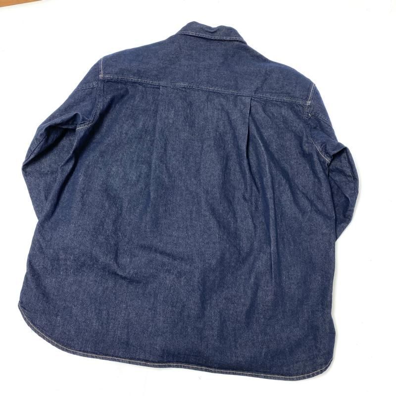 最終お値下げ☆ジーナシス☆ デニムBIG ZIPシャツジャケット☆ JEANASIS（ジーナシス）の「デニムBIGZIPシャツジャケット