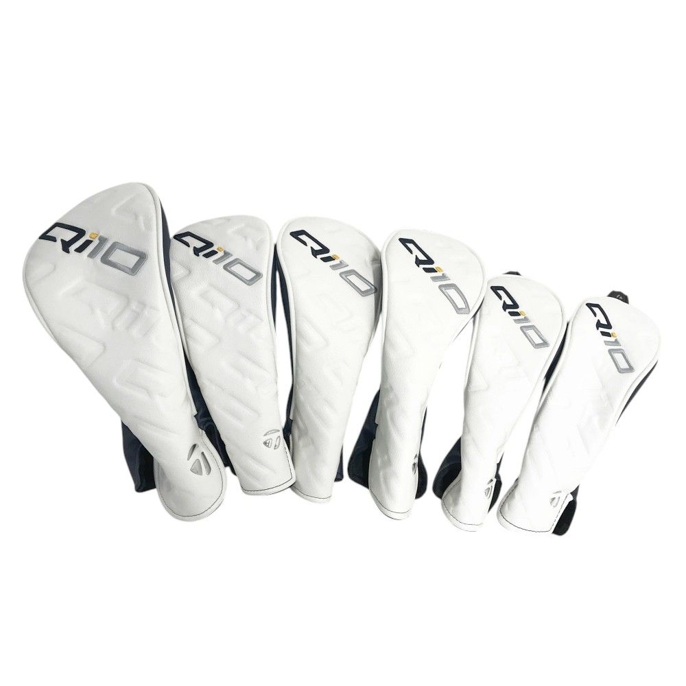 TAYLOR MADE テーラーメイド QI10 ヘッドカバー 6点セット ホワイト系 DR FW×3 UT×2 240101531543 ゴルフウェア ストスト