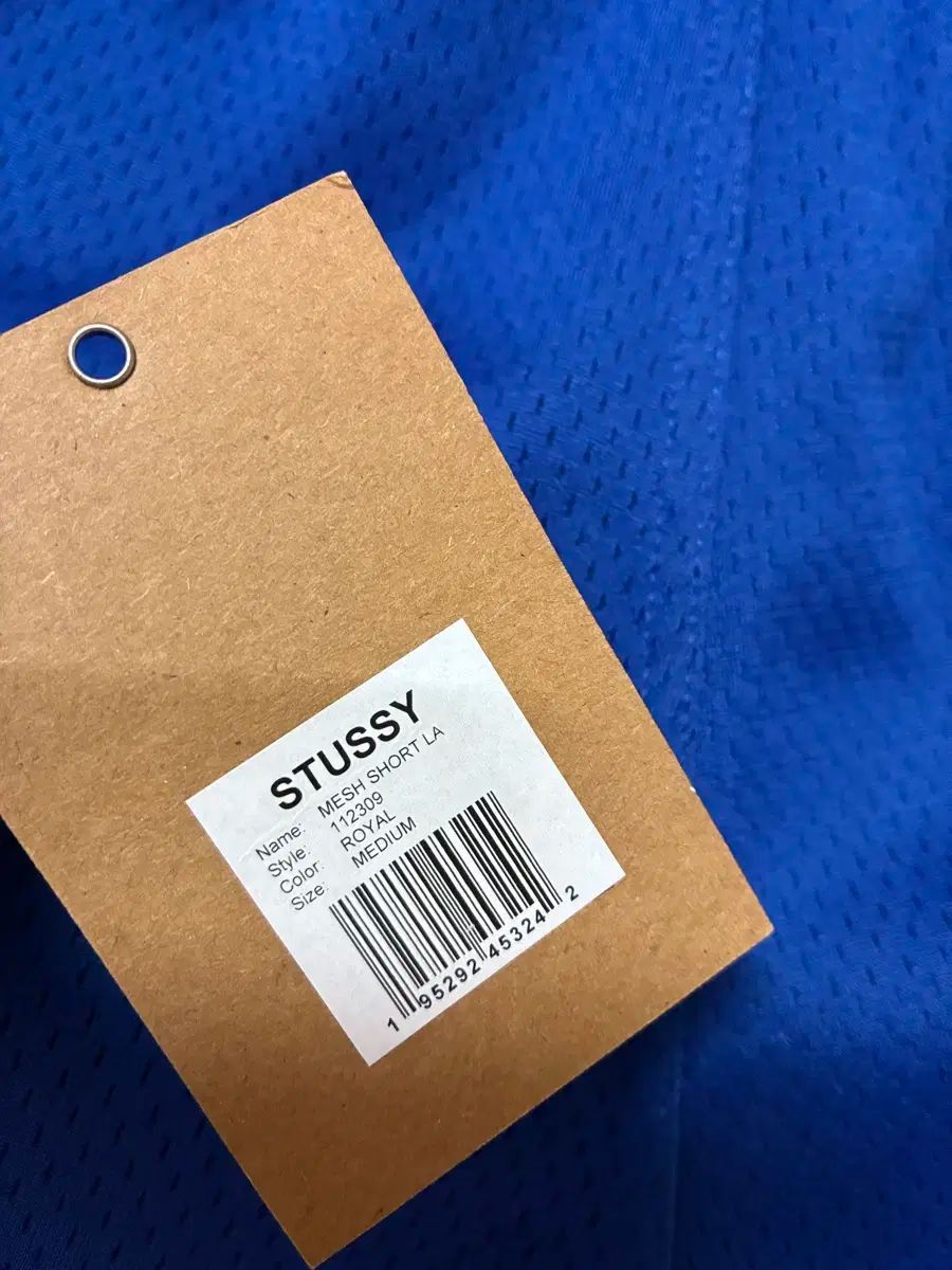  M STUSSY ステューシー LA メッシュ ショート ハーフパンツ ブルー ショートパンツ ハーフパンツ パンツ