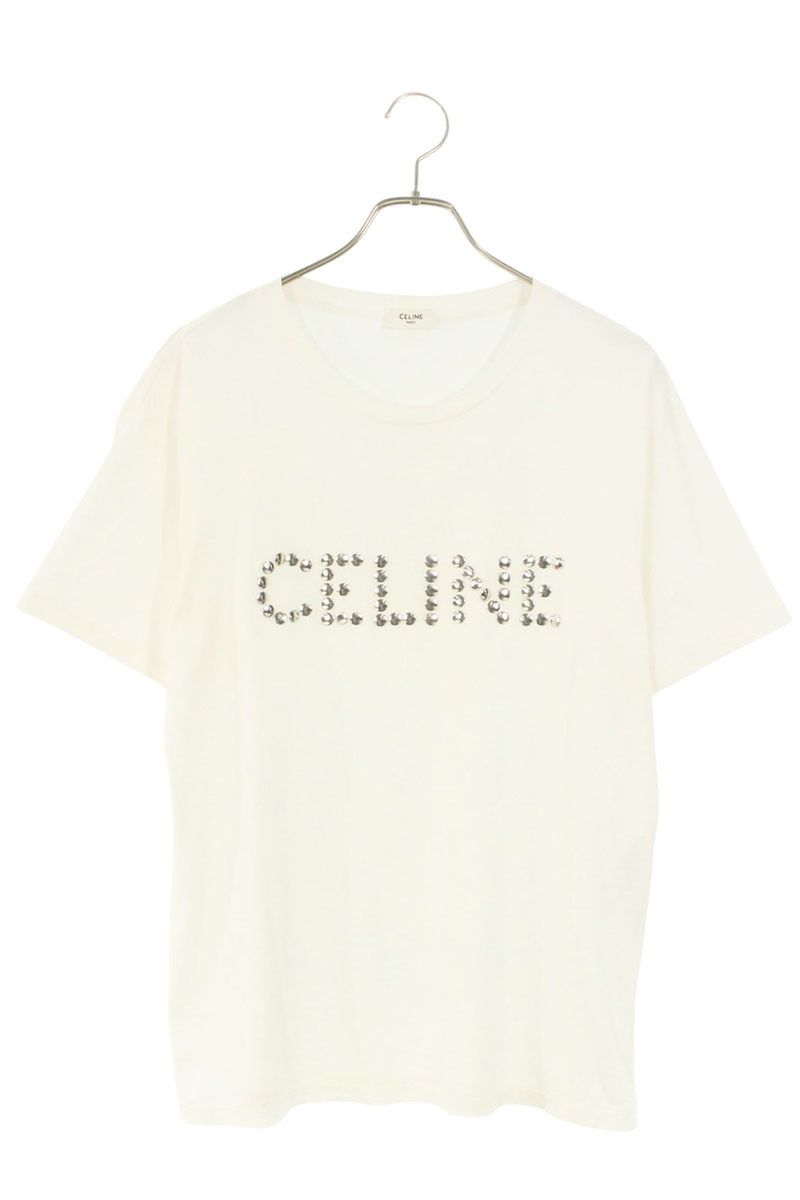 セリーヌ 2X50C671Q スタッズロゴTシャツ メンズ XS