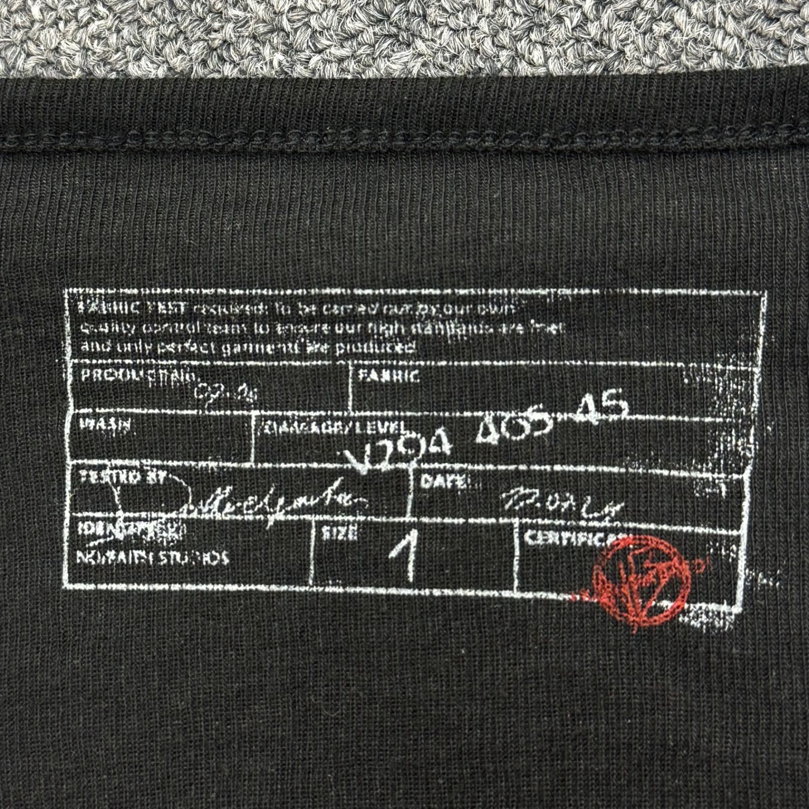 参考上代15400円 NO/FAITH STUDIOS DOUBLE LAYERED LONG SLEEVE