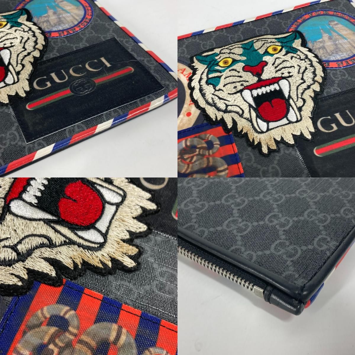 GUCCI グッチ クラッチバッグ ナイトクーリエ GGスプリーム 496346 GGスプリームキャンバス